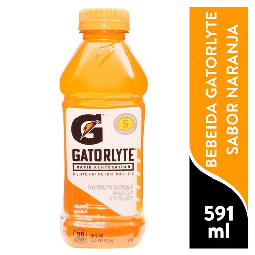 Bebida Gatorlyte naranja - 591 ml