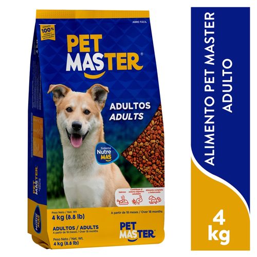 Alimento Pet Master adulto - 4 kg