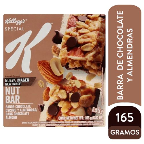 Barra Special K Nutbar Chocolate Y Almendras - 165 g