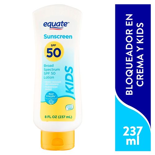 Bloqueador en crema Equate, Kids 50 - 237 ml