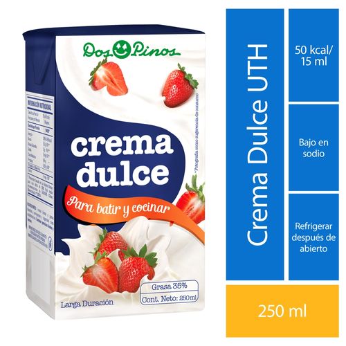 Crema Dulce Dos Pinos Para Batir -  250 ml