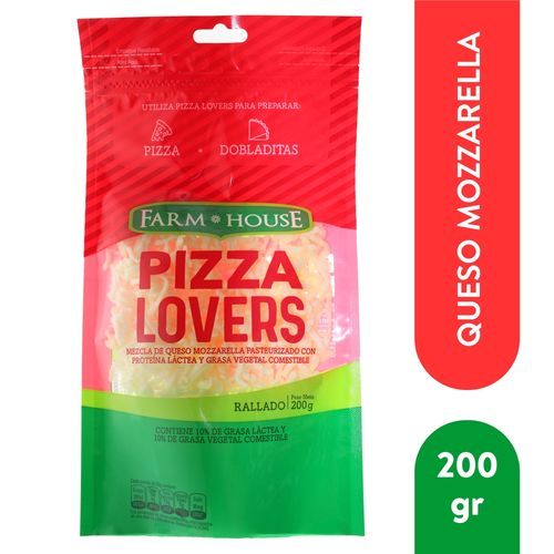 Alimento Vegano Farm, House Love Pizza Rallado - 200 g