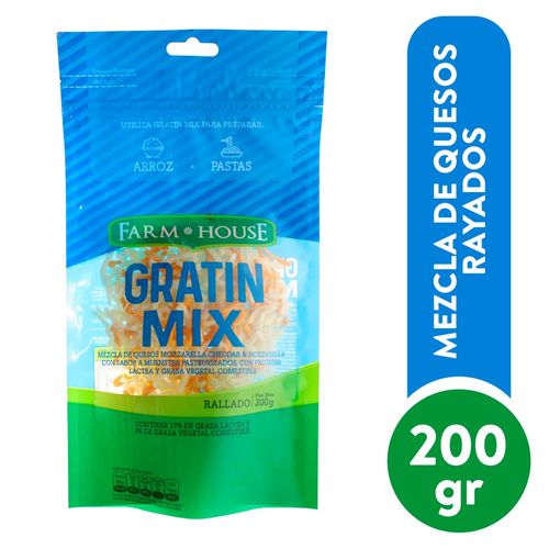 Alimento Vegano Farm, Housegratin Mix Rallado - 200 g