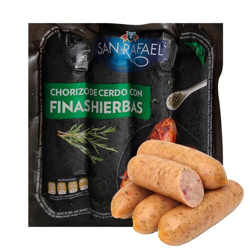 Chorizo de cerdo San Rafael con finas hiervas - 300 g