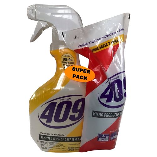 2pack Formul 409 Cocin Mas Refil 1396 Ea