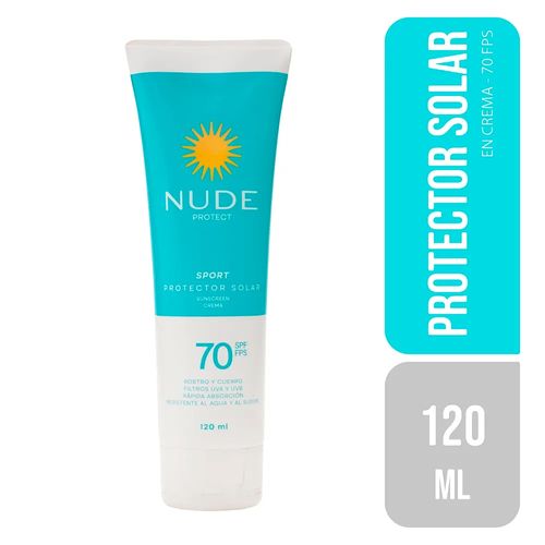 Protector solar Nude liviana sensación FPS 80 - 120 ml
