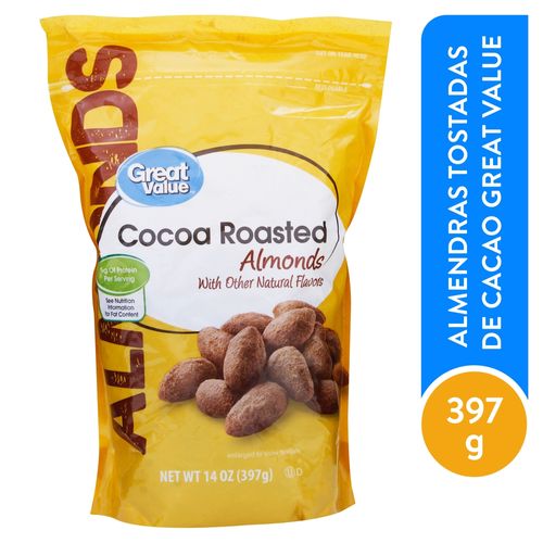 Almendra Great Value Tostada Cocoa 397 g