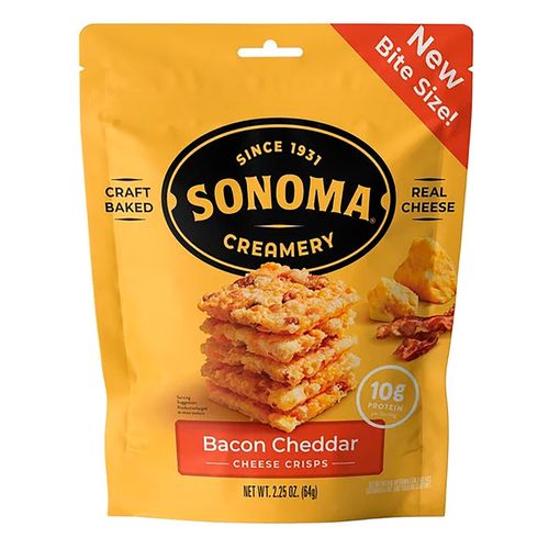 Sonoma Bacon Cheddar Cheese Crisps 64 g