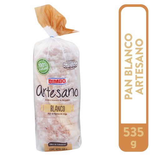 Pan Bimbo Artesano Sándwich Mediano -535g