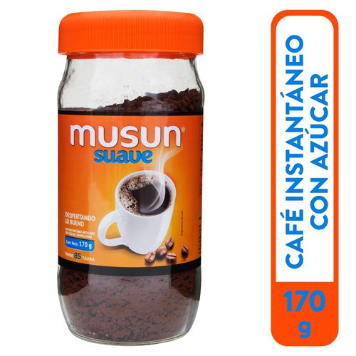 Musun® Suave Café Instantáneo Frasco 170 g