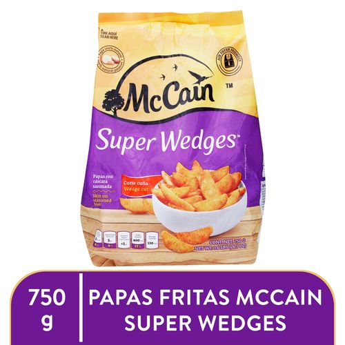 Papas Congeladas Mccain Super Wedges 750 g