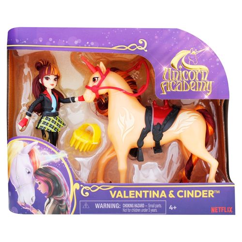 Muñeca  Unicorn Academy con unicornio infantil