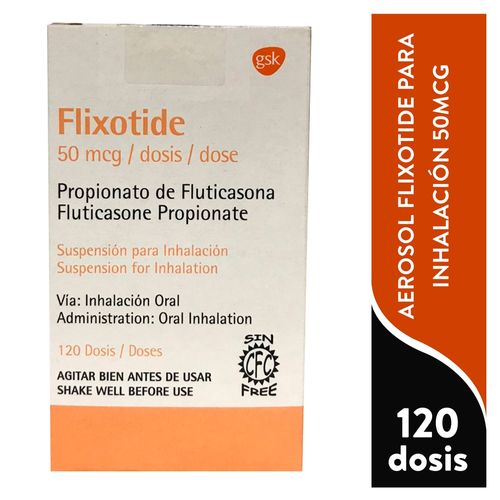 Flixotide Glaxo Smithkline 50Mcg 120Dos