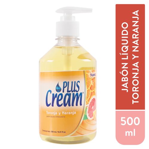 Jabón Líquido Plus Cream Avena y Leche - 500 ml