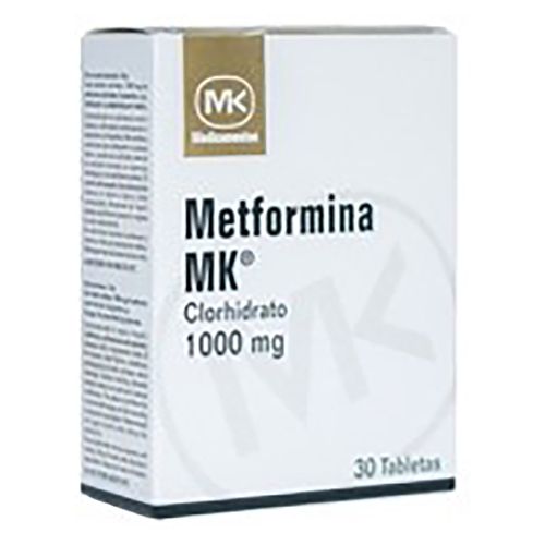 Metformina Mk 1000Mg 30 Tab