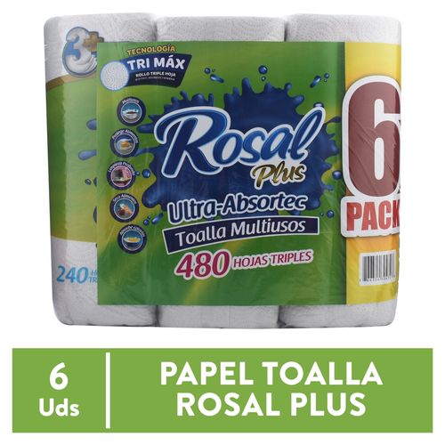 Toalla Rosal 80h 3p 6r Ea