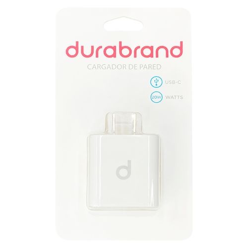 Durabrand Cable Cargador De Pared 20W Pd