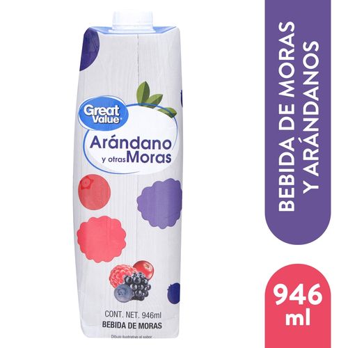 Bebida Great Value Moras - 1000 ml