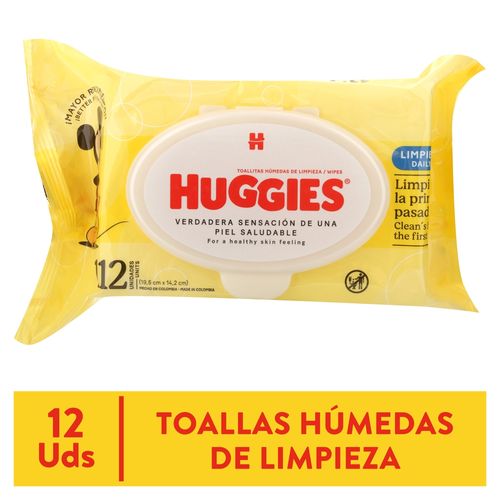 Toallitas  Húmedas Huggies Limpieza Diara Desechables -112 Uds