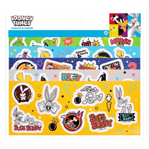 Plantillas Looney Tunes de stickers - 5 pzas