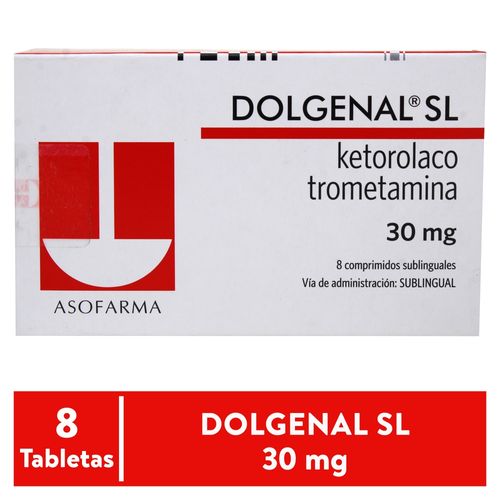 Dolgenal 30Mg Sublingual Caja 8Tab