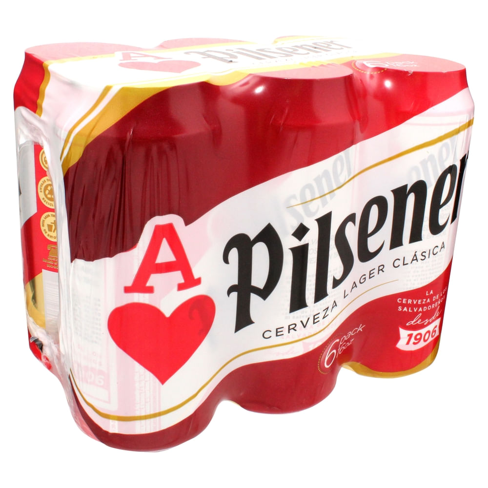 Comprar Cerveza Pilsener Six Pack Lata 474 ml | Walmart El Salvador ...