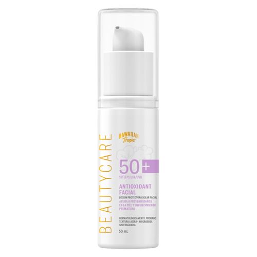 Protector solar facial Hawaiian Tropic beauty care FPS 50 - 50 ml