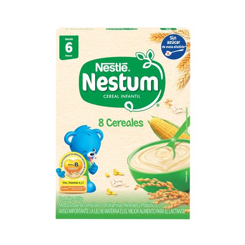 Cereal Infantil Nestlé Nestum ® 8 Cereales Caja - 200 g