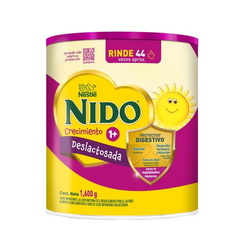 Alimento para niños Nido® 1+, Deslactosada Lata -1.6kg