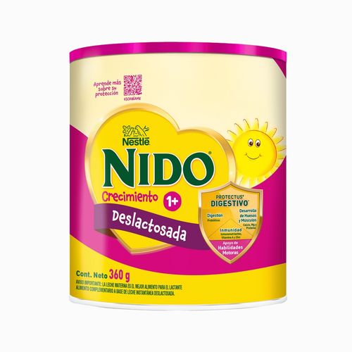 Alimento para niños Nido® 1+, Deslactosada Lata -360 g
