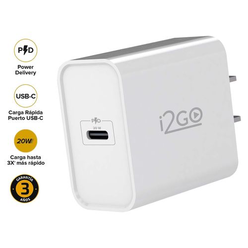 Cargador I2Go De Pared Usb C