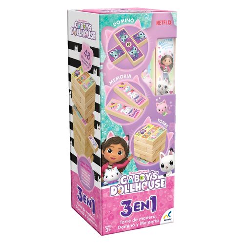 Torre Universal Studios De Madera 3 En 1 Gabby´S Doll House