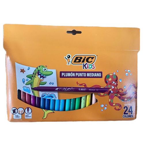 Plumones Bic Kids lavables -24 uds