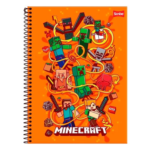 Cuaderno Scribe Espiral Minecraft