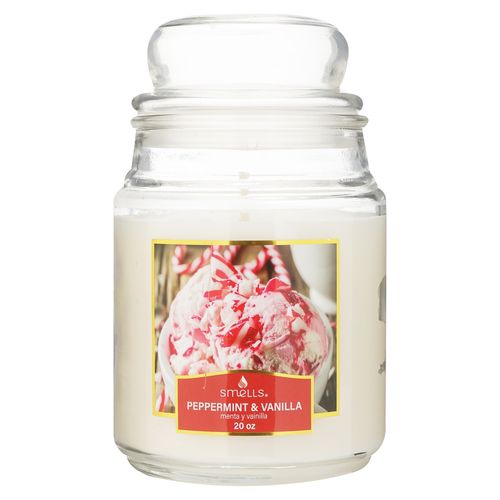Vela Aromatica 20 oz Peppermint Vanilla