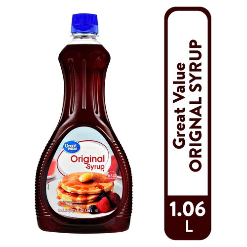 Sirope Great Value Maple Original - 1.6 L