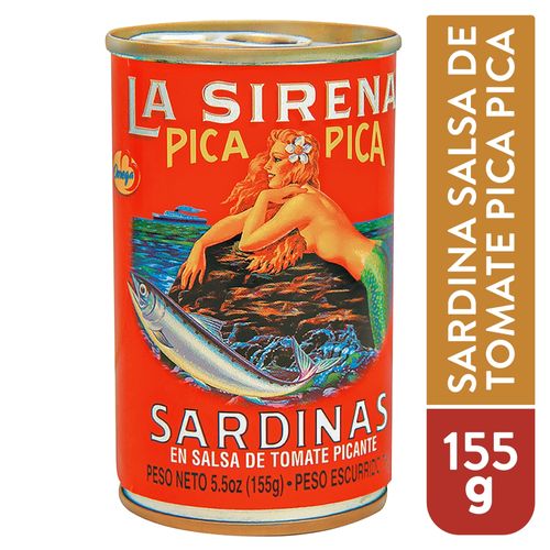 Sardina La Sirenita Pica Pica En Salsa Picante - 155 g