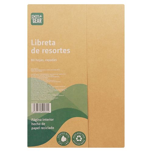 Reciclado Cuaderno Espiral A4 80 Hojas