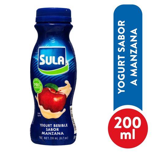 Yogurt Bebible Sula Manzana 200 Ml