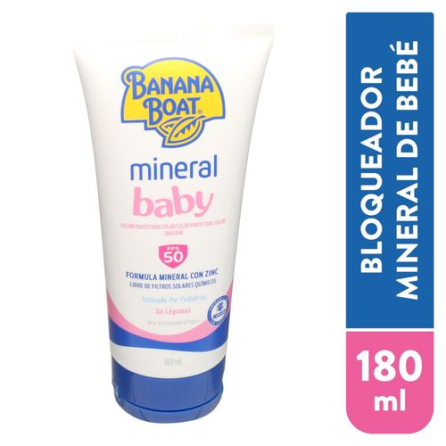 Protector solar Banana Boat mineral baby FPS 50 - 180 ml