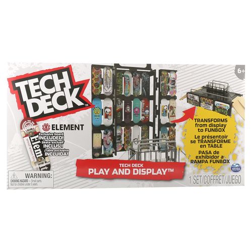 Tech Deck Set Juega Y Exhibe