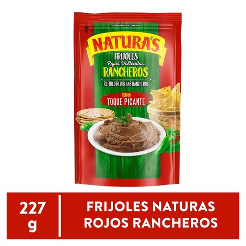 Frijoles Rojos Molidos Naturas Rancheros Con Un Toque Picante -  227g