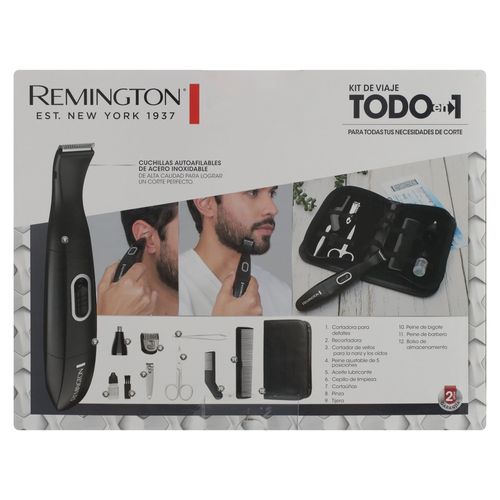 Cortadora personal para viajes Remington todo en 1 - 12 pzas