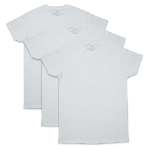 Playera Fruit Of The Loom Cuello Redondo Color Blanco 3 Pack Talla XL