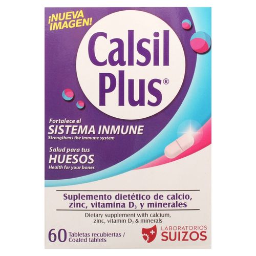 Calsil Plus 60 Tabletas Recubiertas