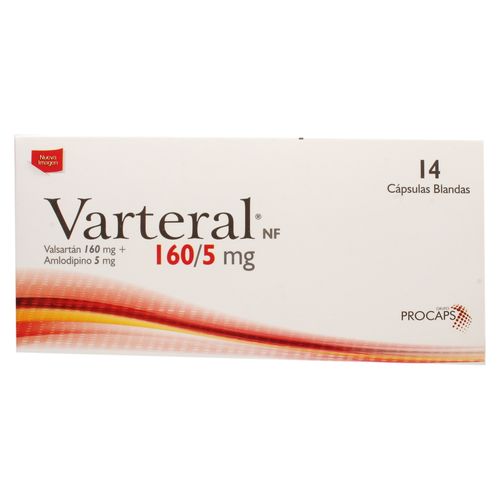 Varteral 160Mg 5Mg 14 Tabletas