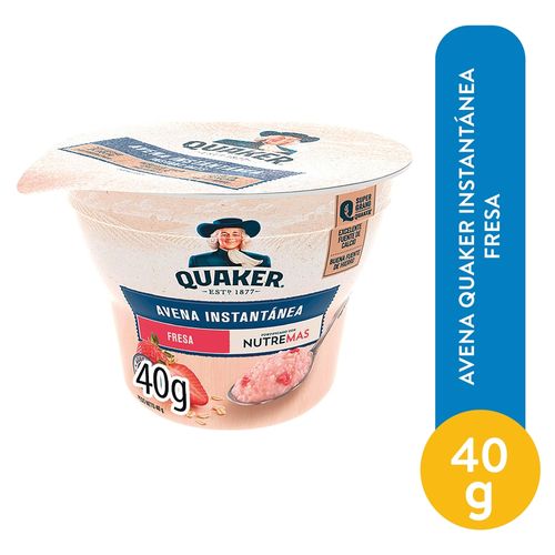 Avena Quaker Instantánea Fresa - 40 g