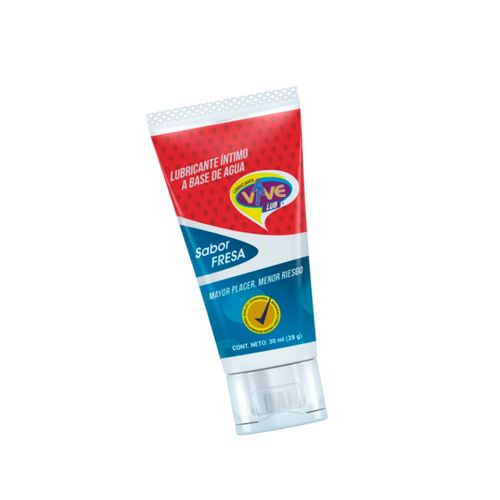Mini Lubricante Vive Sabor A Fresa 30 ml
