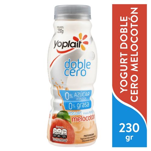 Yogurt Yoplait líquido light melocotón - 230 g