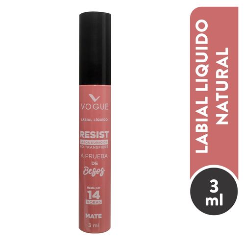 Vogue Labial Liquido Resist Natural
